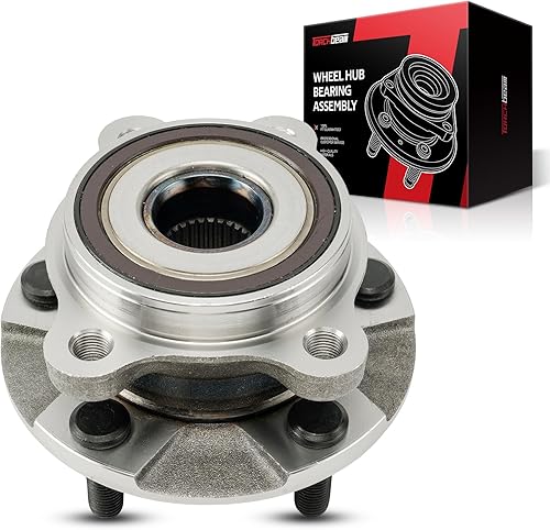 Miniatura 40 de Conjunto de cojinetes de buje de rueda delantera Torchbeam 513347 para Mazda CX-5 2013-2022, 2014-2021 Mazda 6 Rodamiento de rueda de 5 lengüetas