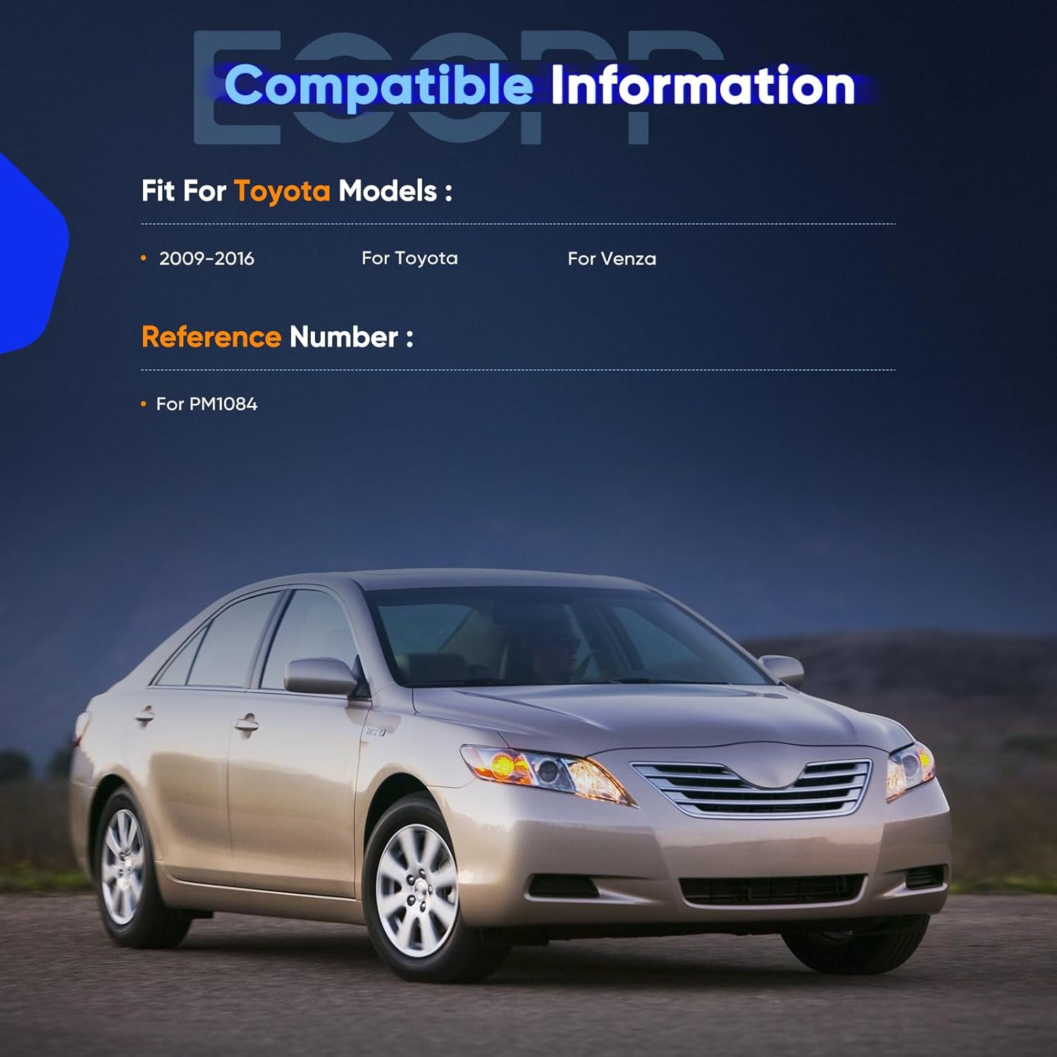 ECCPP Lift Support Replacement 2pcs Liftgate Struts Gas Springs Fit for Toyota Venza 2.7L 2009-2016,for Toyota Venza 3.5L 2009-2016