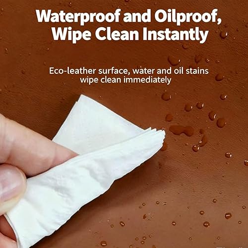 Miniatura 7 de El juego de 2 piezas Sofisticado juego de portátil y de cuero impermeable para negocios, para portátiles de 14 a 16 pulgadas, iPad, trabajo y uso de