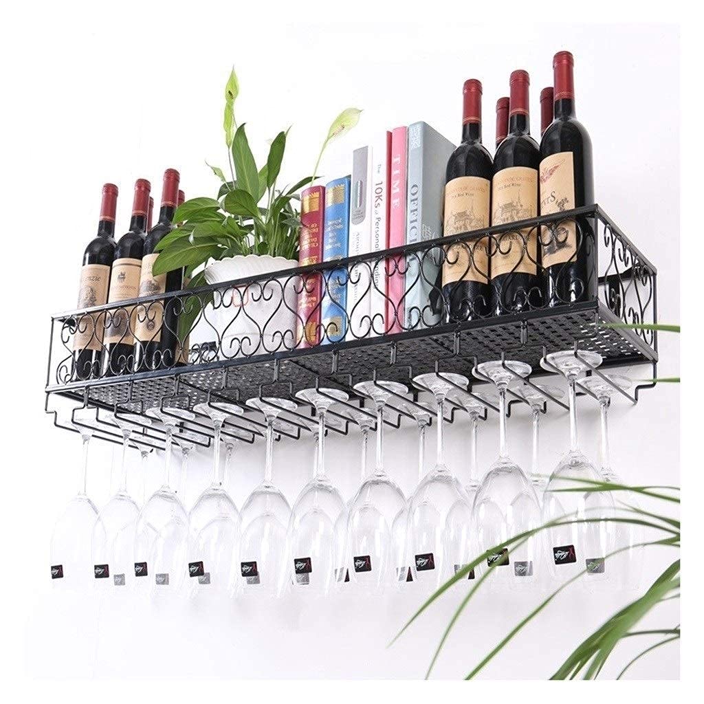Casier à vin créatif et porte-gobelet inversé gain de place