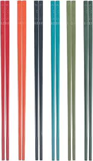Zwilling NOW Chopsticks Set, 12-Piece (6 Colorful Pairs) - Non-Slip Grip, Dishwasher Safe, Durable SPS Plastic for Sushi & Asian Meals