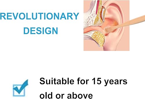 Miniatura 6 de 10 unids de bambú oído Pick limpiador de oído cera Cureta removedor Earpick herramienta colgante limpio herramienta para adultos niños