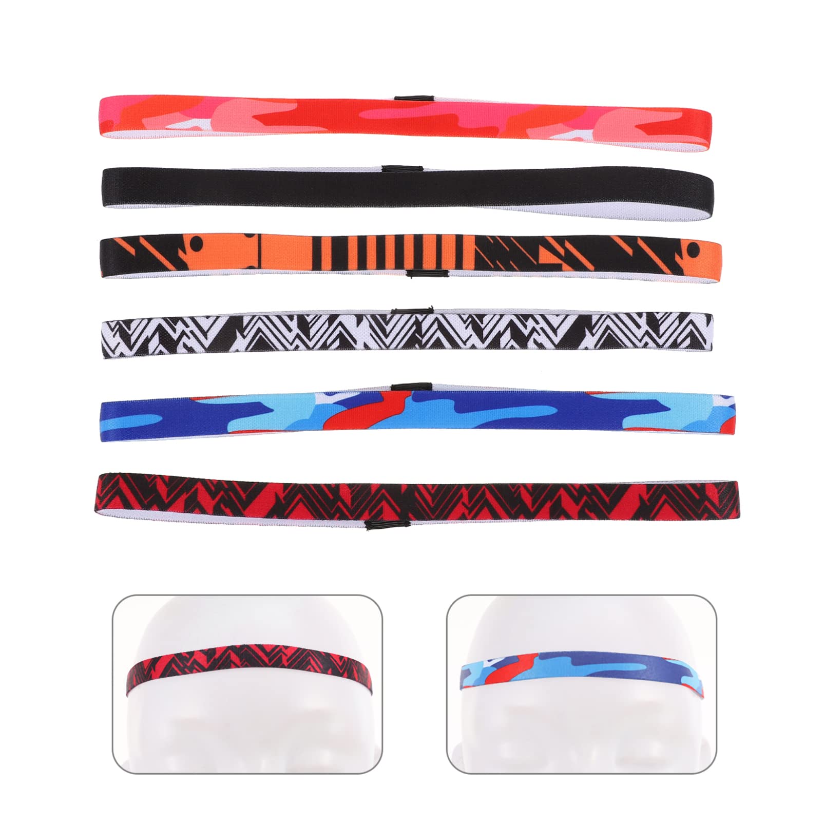 BESPORTBLE Muñequera Deportiva para La Cabeza De Los Banda para La Cabeza Pañuelo Hair Band Bandas Elasticas Diademas Delgadas Diadema Absorbente De Sudor