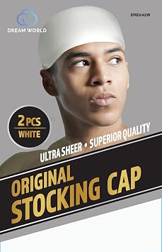 Dream World Original Stocking Cap 2 Piece Pack White