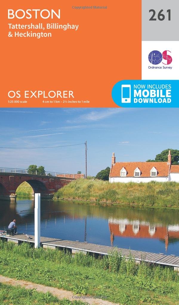 Boston Explorer Map 261 Ordnance Survey