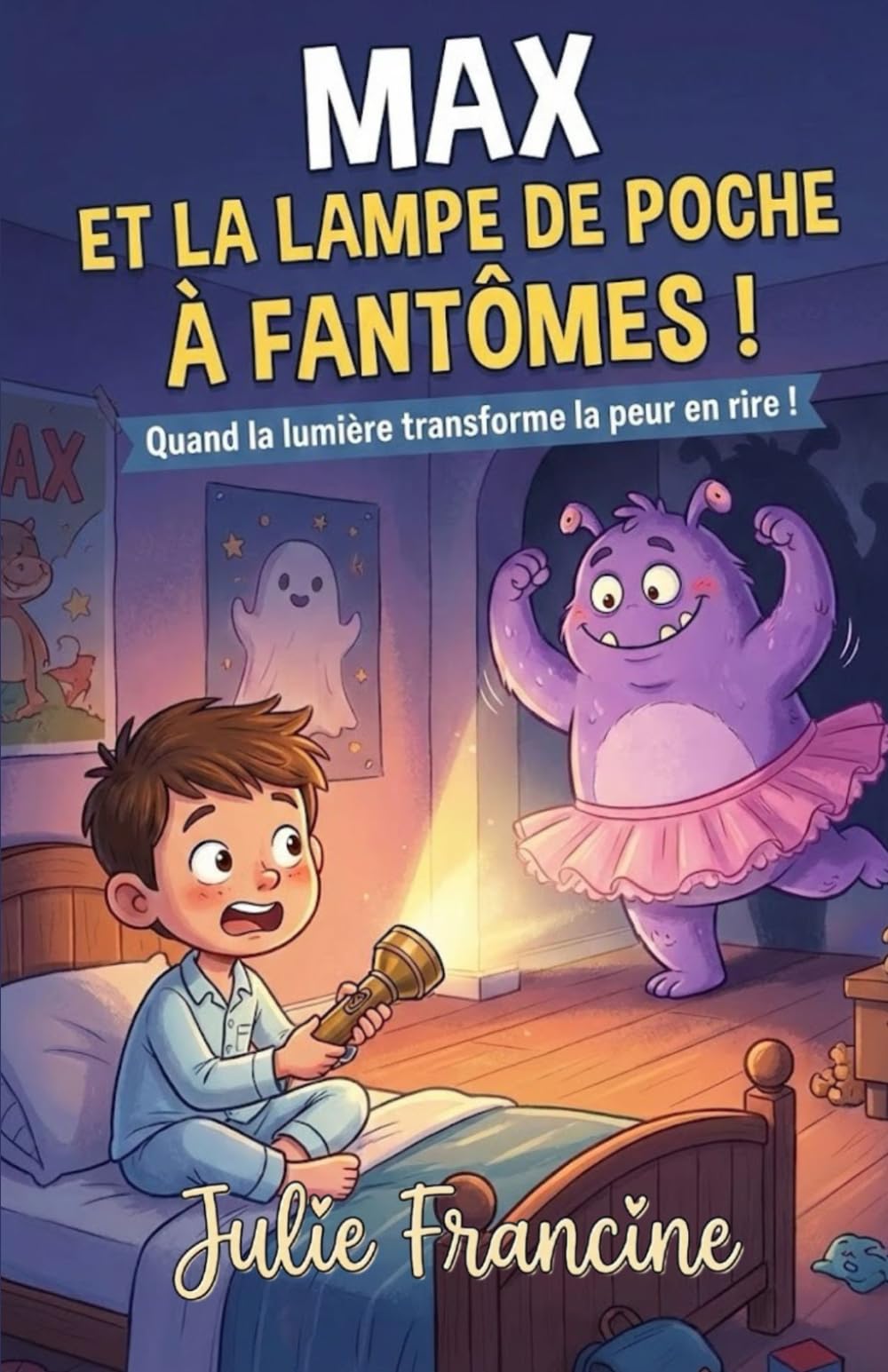 Max et la Lampe de Poche à Fantômes !: Livre pour enfants (6-9 ans) : Quand la lumière transforme la peur en rire ! (Mes Premières Lectures Rigolotes (6-9 ans))