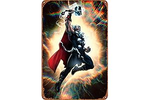 Thor Poster Metal Sign: A Radiant Wall Décor for Your Abode