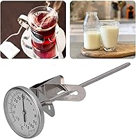 Vista 2 de Termómetro de agua, termómetro de marcación, termómetro de leche para vaporizar leche y café, termómetro para nevera, termómetro para cocinar