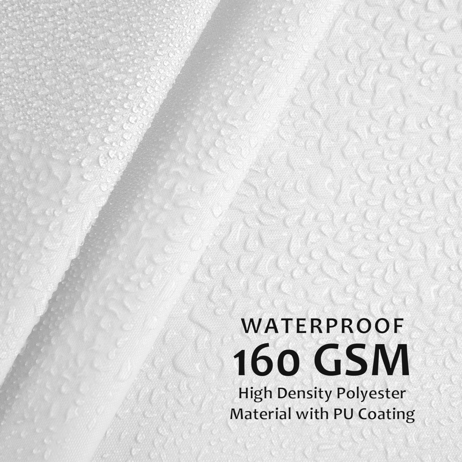 Amazon.de: swift Sonnensegel Wasserdicht Rechteckig 2x4 Meter UV Schutz  Polyester Wasserabweisend Rechteck 2x4m Sonnenschutz Balkon Garten und  Terrasse, wei (4x2)