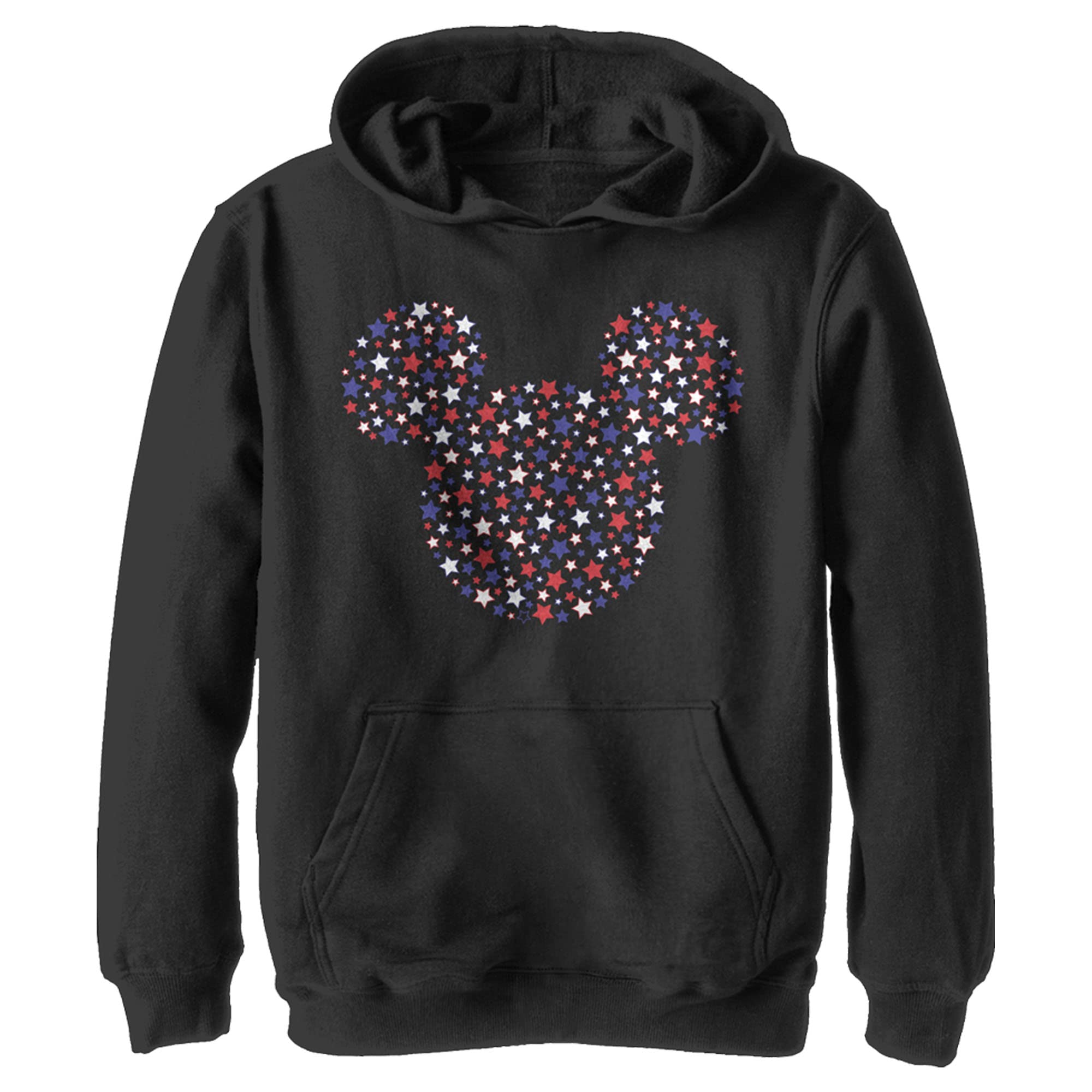 Sweat à capuche Disney garçon noir en polaire et motif oreilles Mickey taille M - 6