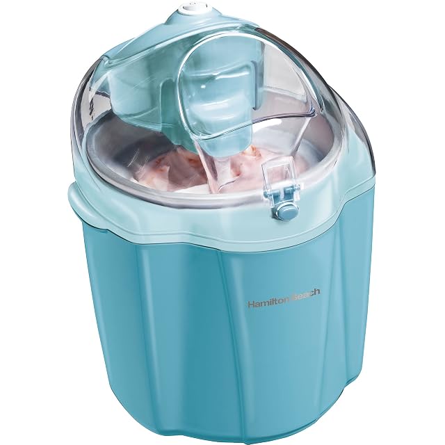 Hamilton Beach 68322 Ice Cream Maker 1 5-Quart Blue