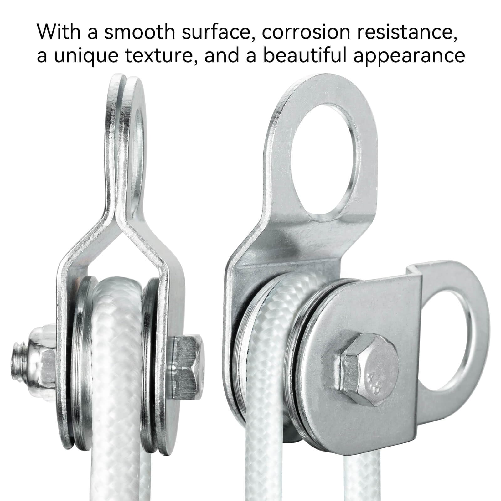 Open Cable Pulley Block - 110 Lb Lifting -4 Open Cable Pulley Block - 110 Lb Lifting -4