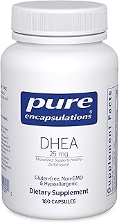 Pure Encapsulations DHEA 25 mg - Supplement for Immune Support, Hormone Balance, Metabolism Support, and Energy Levels* - with Micronized DHEA - 180 Capsules