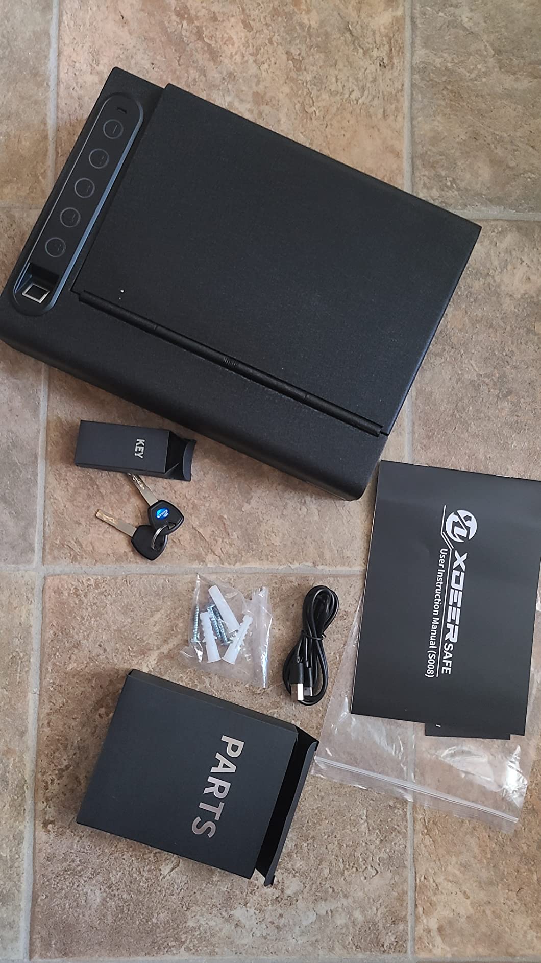 23/mo Finance XDeer Wall Gun Safe, Biometric Gun Safes for Pistols