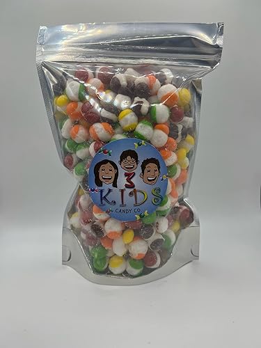 Crunches de arco iris liofilizados