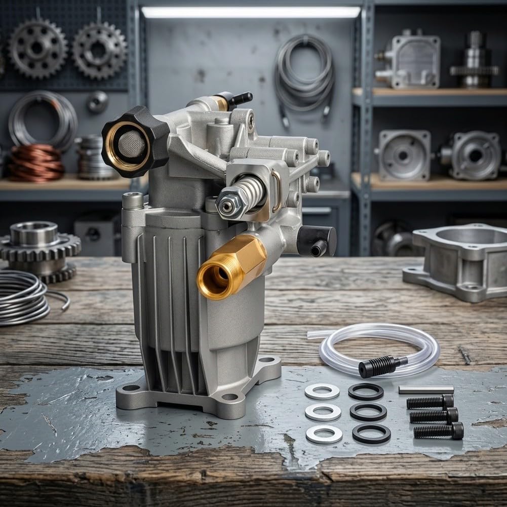 Pompe à piston en aluminium P170 : haute pression, solution auto-amorçante