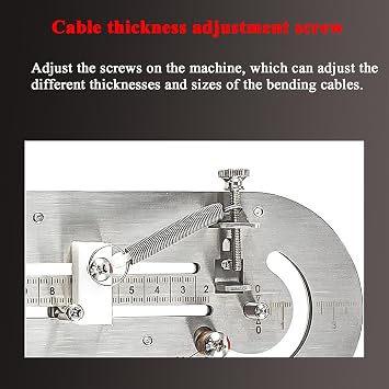 4mm Portable Wire Bender, Wire Cable Forming Tool Withruler, Bendable 2.5-25/10-50 Square Wire, Bending Angle: 30-120, 2, for Wires, Cables, Wires, Copper Wires