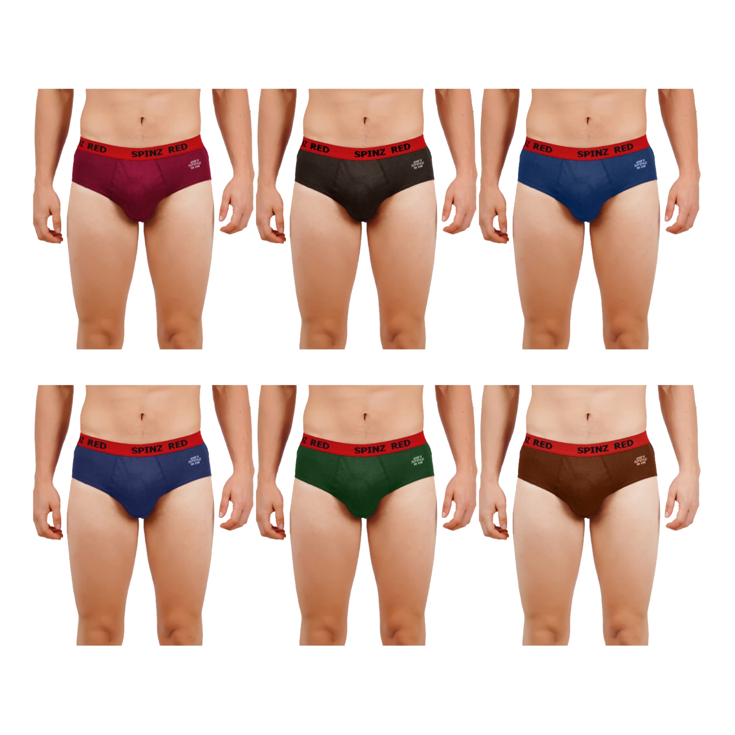 Men's Cotton Briefs Innerwear Combo (Pack of 6) - Multicolor-picture-42