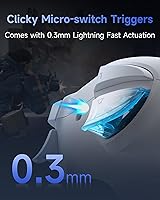 Vista 15 de EasySMX S10 Switch 2 Controller-One Key Wake-up, Switch 2 Pro Controller with 6 Axis Gyro, NFC Function, TMR Anti-Drift Joystick, HD Rumble, Negro