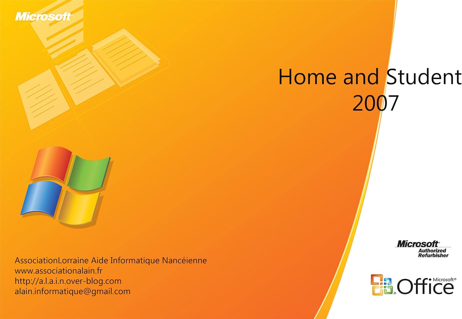 Microsoft Office Home and Student 2007 French (vf) Amazon.ca Software