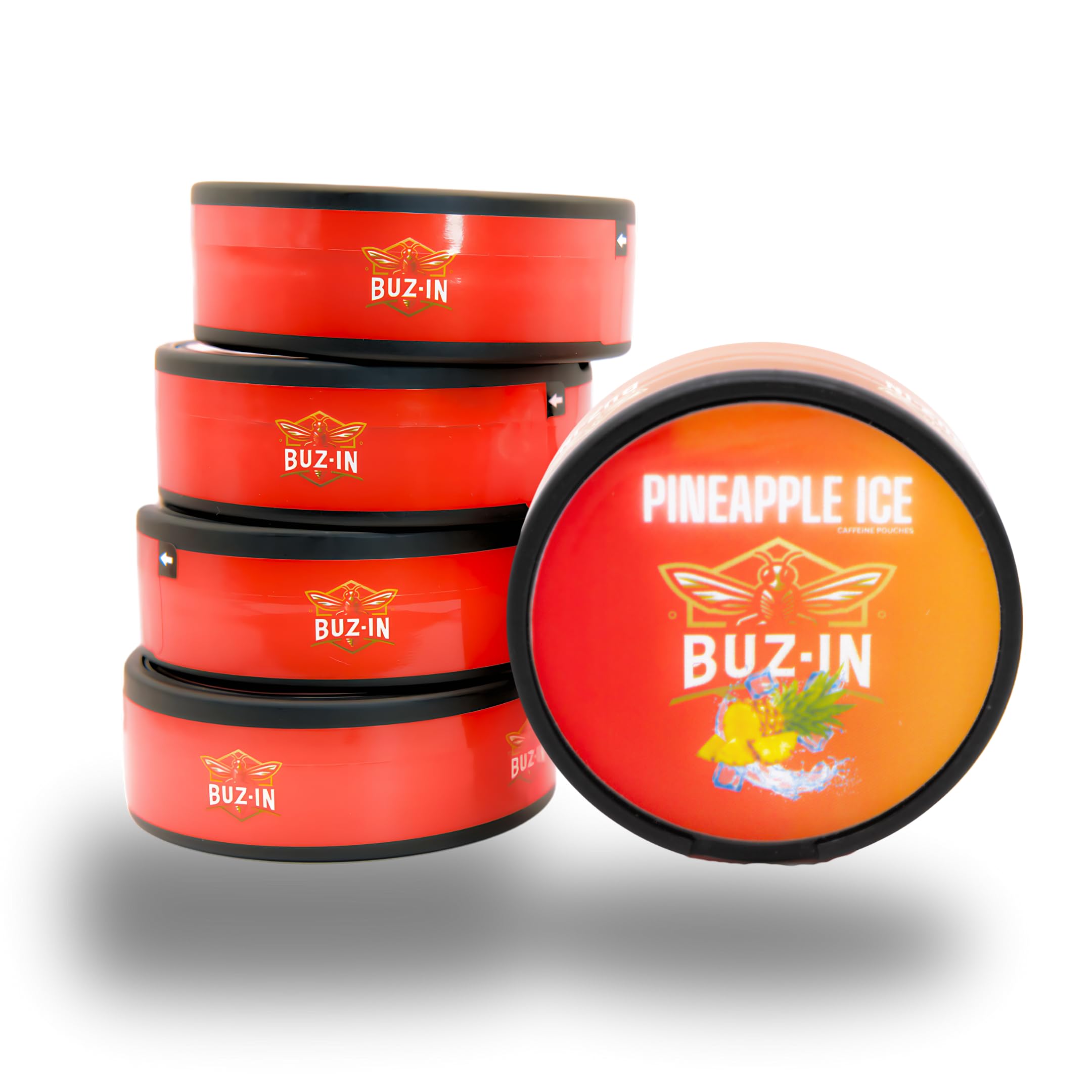 BUZ-IN | 60MG Caffeine Energy | 20 Pouches | 100% Natural Energy l ...