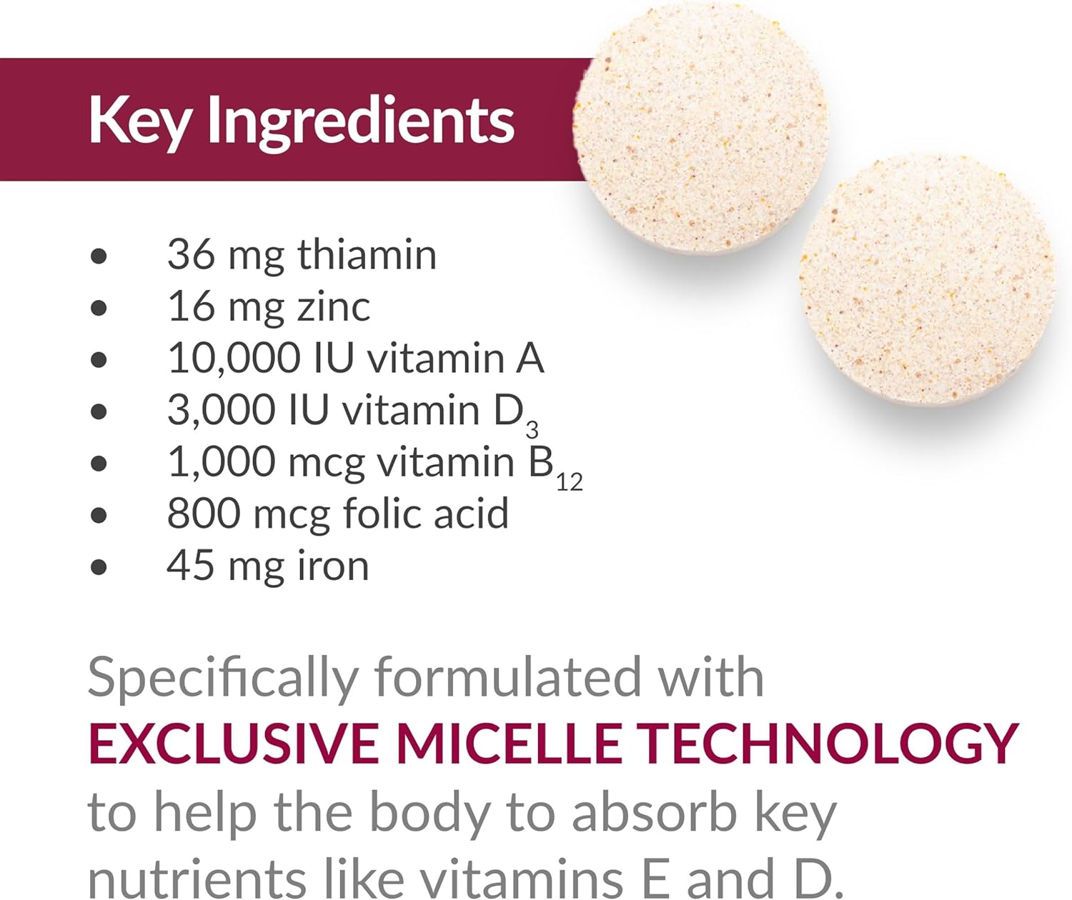 Bariatric Advantage Chewable Advanced Multi EA - High Potency Daily Multivitamin with Iron for Bariatric Surgery Patients - Mixed Fruit Flavor - 60 Count - Image 6