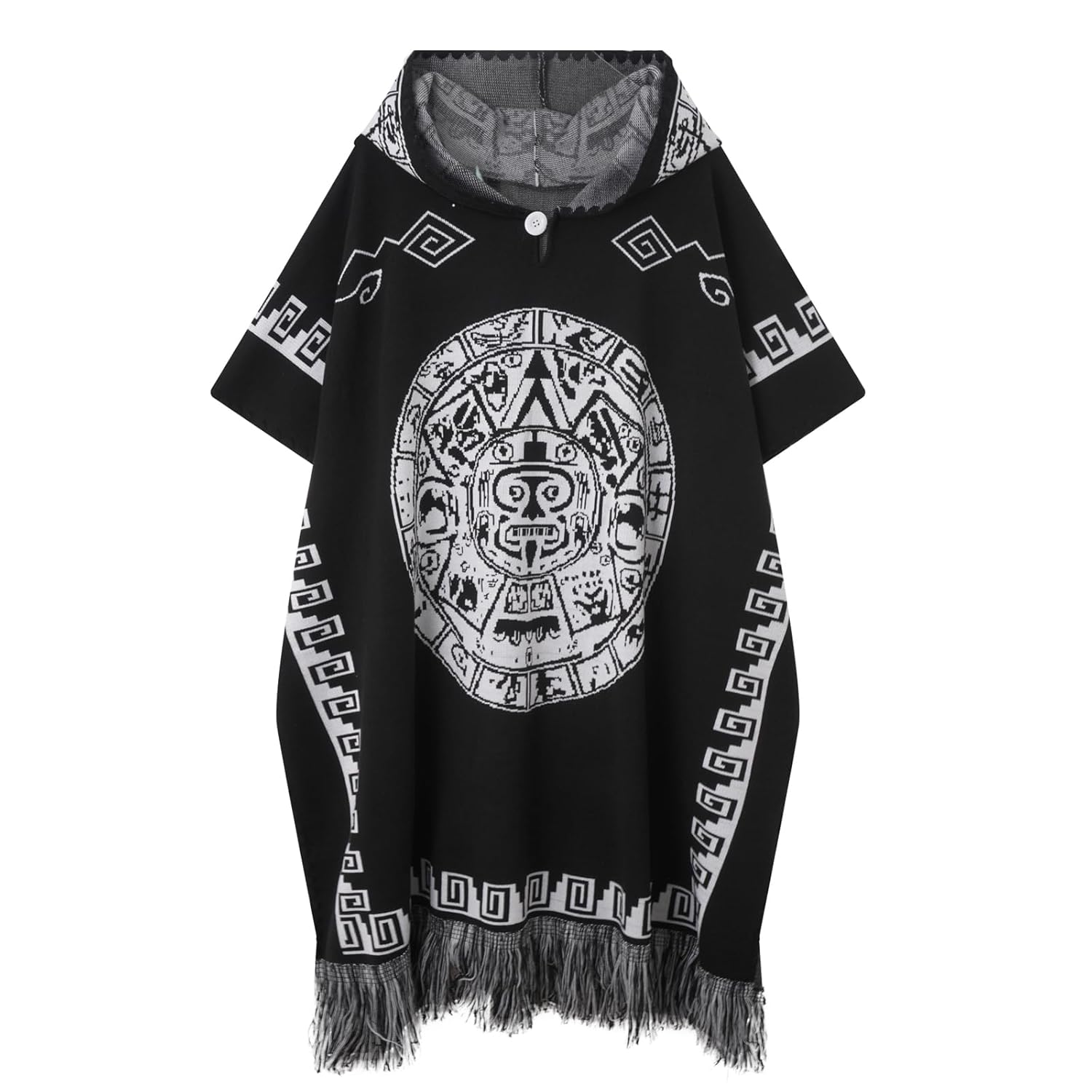 Poncho mexicano unissex serape com capuz vintage hippie ocidental poncho boho totem sem mangas suéter xale capa em promoção! Veja a oferta e mais achadinhos de Jaquetas & Casacos 7 Hoje é o melhor dia para comprar Poncho mexicano unissex serape com capuz vintage hippie ocidental poncho boho totem sem mangas suéter xale capa com aquele preço maroto! Promoção! Aproveite a oferta! 7