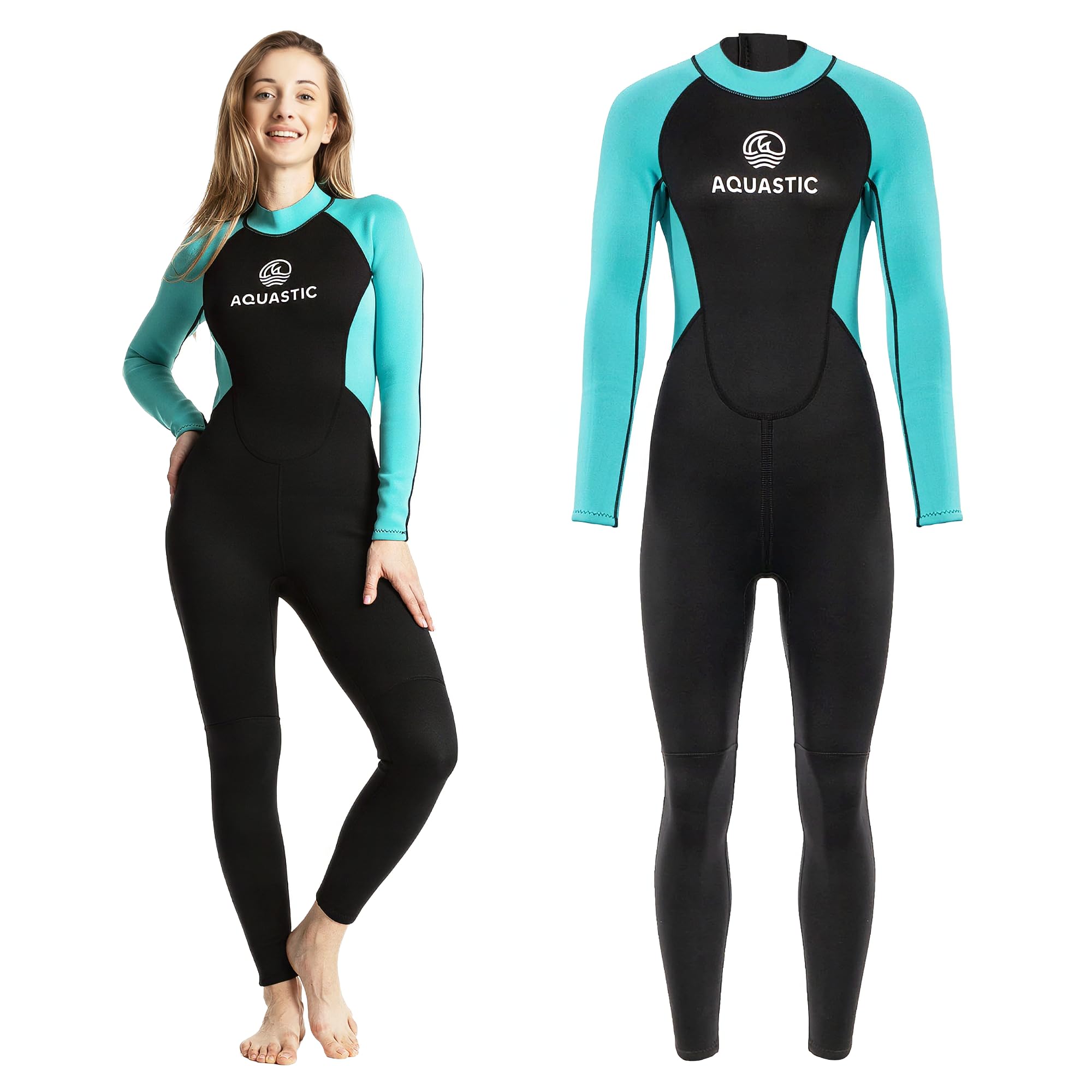 AQUASTIC Women's Wavey Lg 2 mm pianka neoprenowa została zaprojektowana dla kobiet, które szukają ochrony cieplnej podczas aktywności wodnych wiosną i latem.