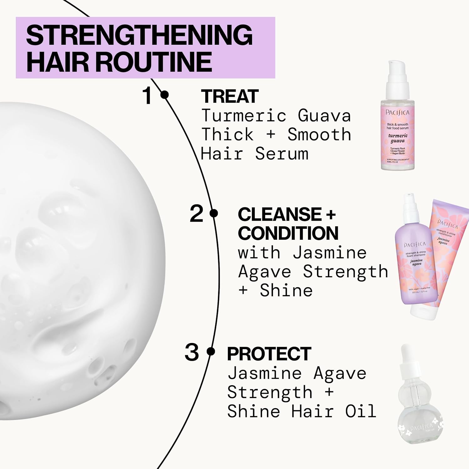 Pacifica Jasmine Agave Strength & Shine Conditioner – Repair Treatment for Dry, Damaged & Bleached Hair, Strengthens & Restores Shine, Clean Beauty, Vegan Cruelty-Free Dermatologist Tested - Image 11