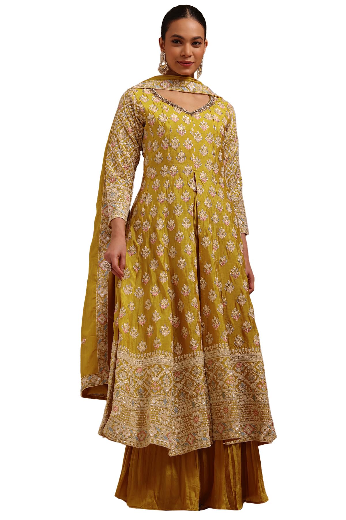 soch Womens Chinon Embroidered Salwar Suit With Thread Work-picture-33