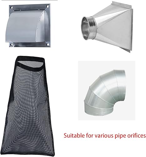 Miniatura 6 de Secador de 2 bolsas, secador de bolsas de eliminación de polvo, bolsa de red de ventilación, colector de pelusa de algodón, captura de ventilación