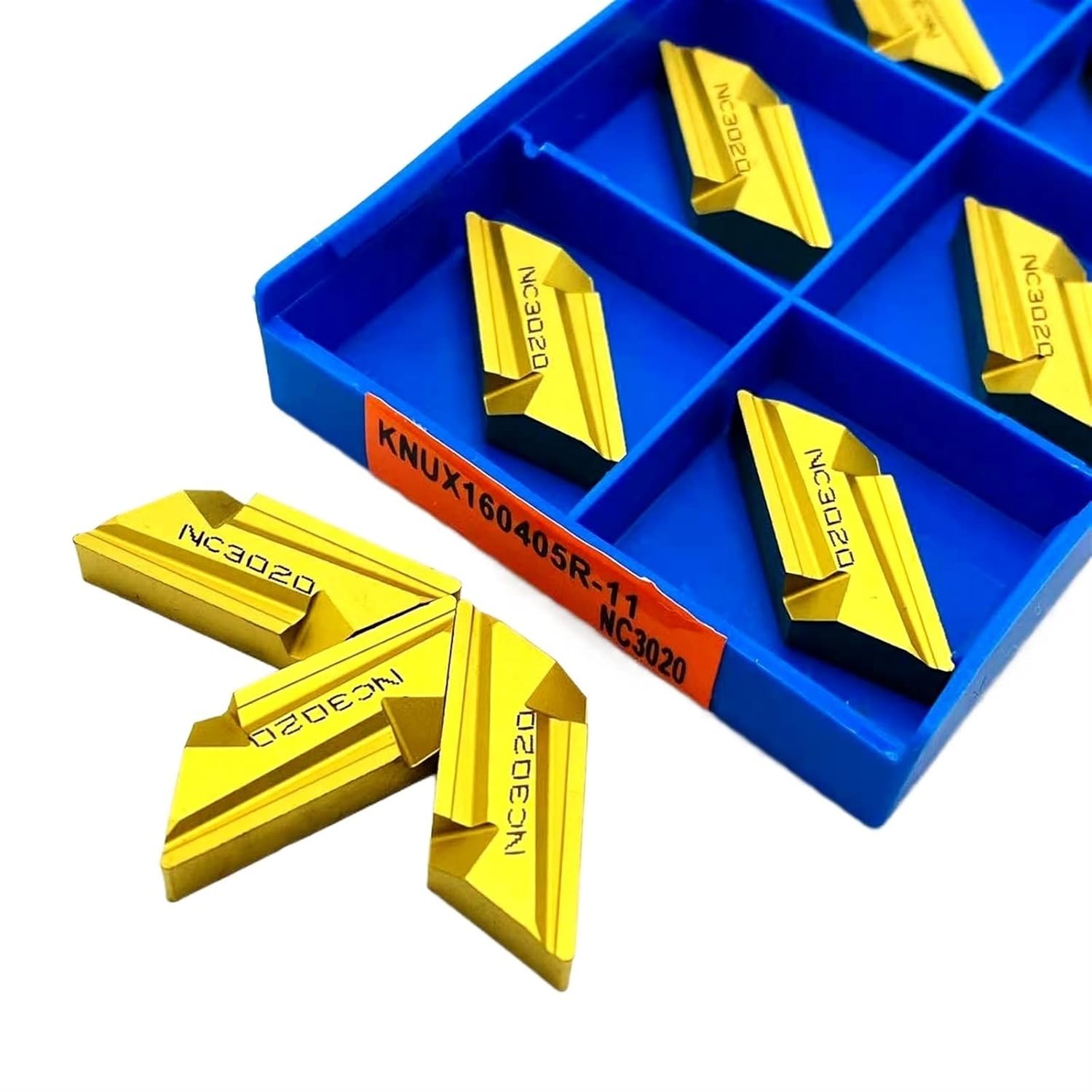 Indexable Carbide Lathe Tool KNUX160405R KNUX160405L NC3020 Carbide Inserts Metal Turning Tool Stainless Steel(KNUX160405R NC3020)