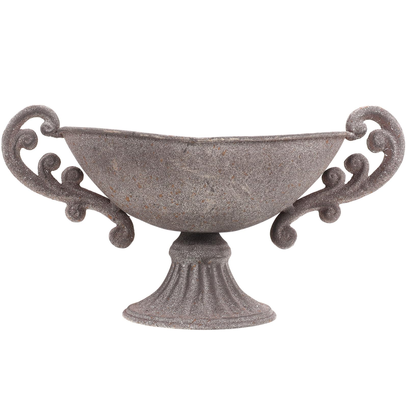 Pot de fleurs fer vintage double oreille pour plantes d'intérieur et extérieur