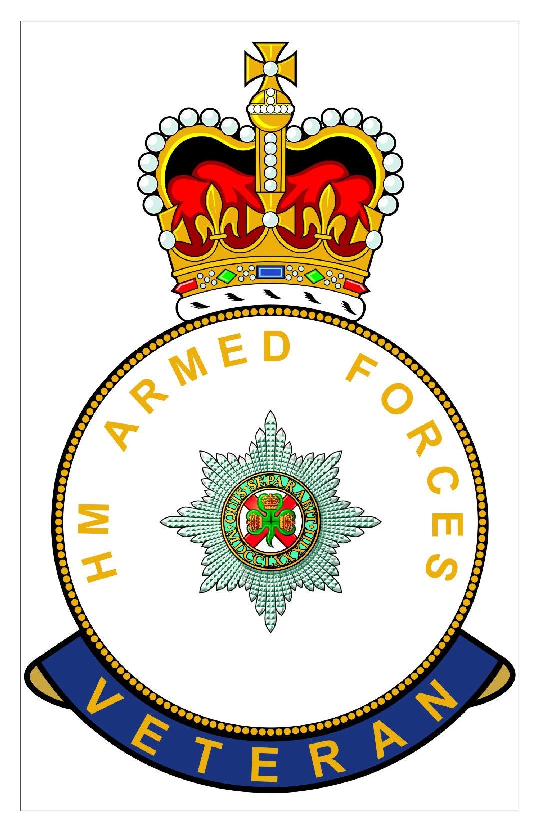 HM Armed Forces The Irish Guards Deluxe UK Made Veteran Sticker