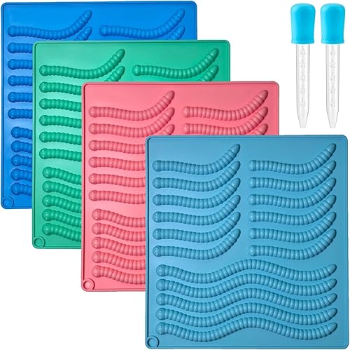 Miniatura 22 de Moldes de silicona para caramelos, 2 unidades de silicona gomosas de margarita, flor de tulipán, pajarita, hojas de caramelo, caramelo, gelatina,