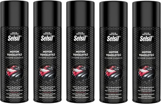 Selsil Susuz Motor Temizleyici Sprey 500 ml 5 Adet