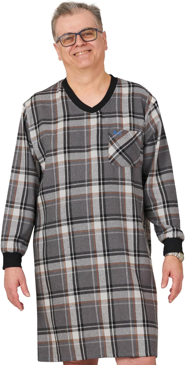 Ovidis Adaptive Nightshirt Pajama Senior Elderly Men – Stewart