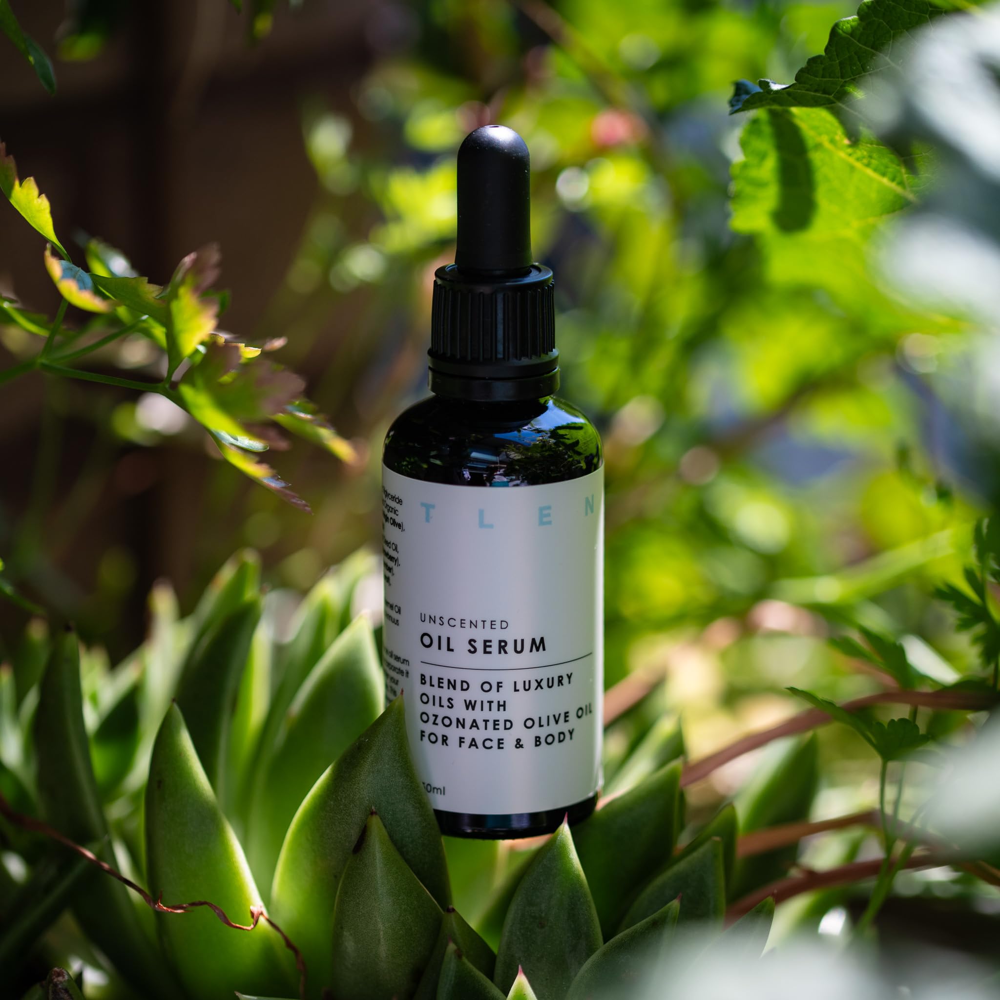 Natural Face Oil Serum with Ozonated Olive - Natural Hydrating Facial Oil Unscented, Vegan, Roship Oil, Squalane, Ozone Skincare - Image 3