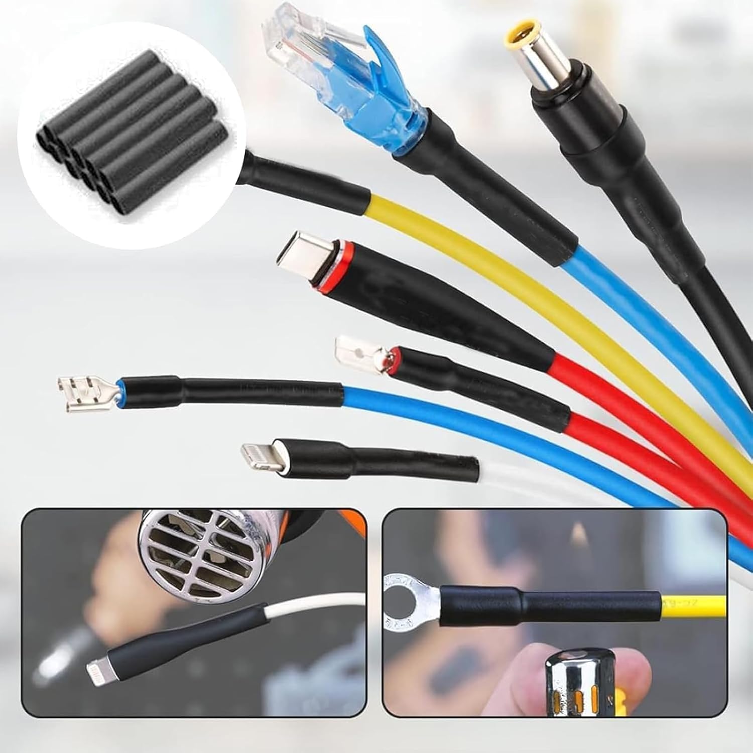 500pcs Electric Wire Connectors, Solder Sealed Wire Connectors, Heat Shrink Connectors - Image 4