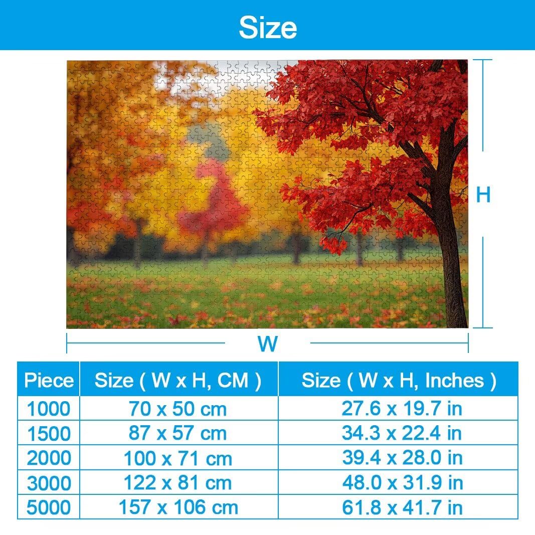 Puzzle Otoño, Puzzle 3000 Piezas para Adultos, Regalo Mujer/Hombre -2567
