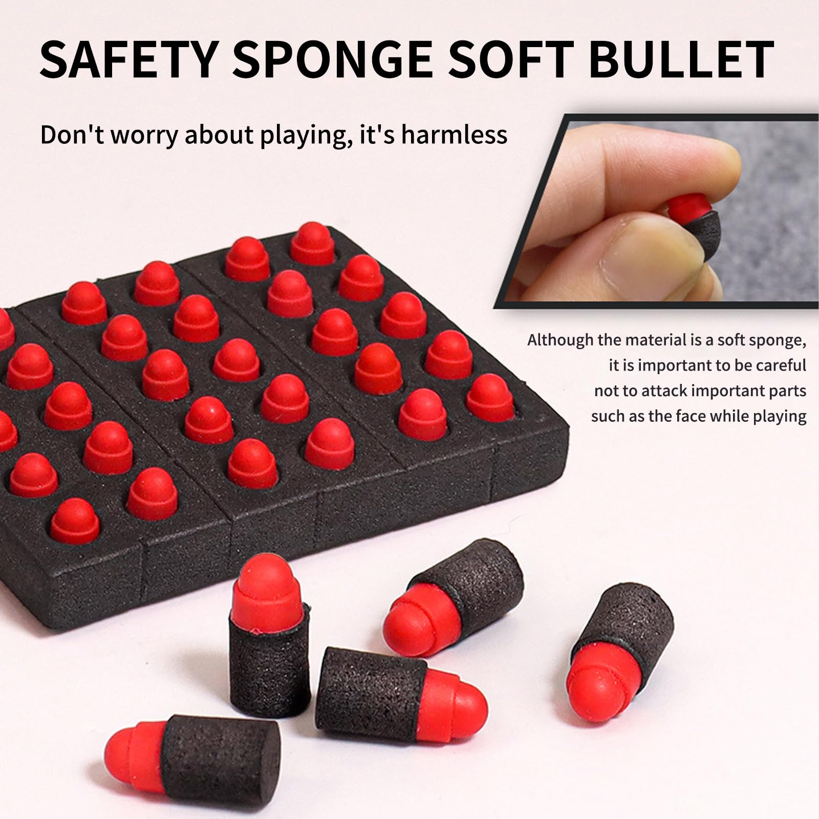 Spielzeug Pistole,Schaumstoff-Blaster,Soft Foam Bullet Blaster Toy,Schaumstoff-Blaster Toy Gun,Soft Foam Bullet Toy,Blaster Toy Gun,Sicherheitstraining oder Spiel,für 14+