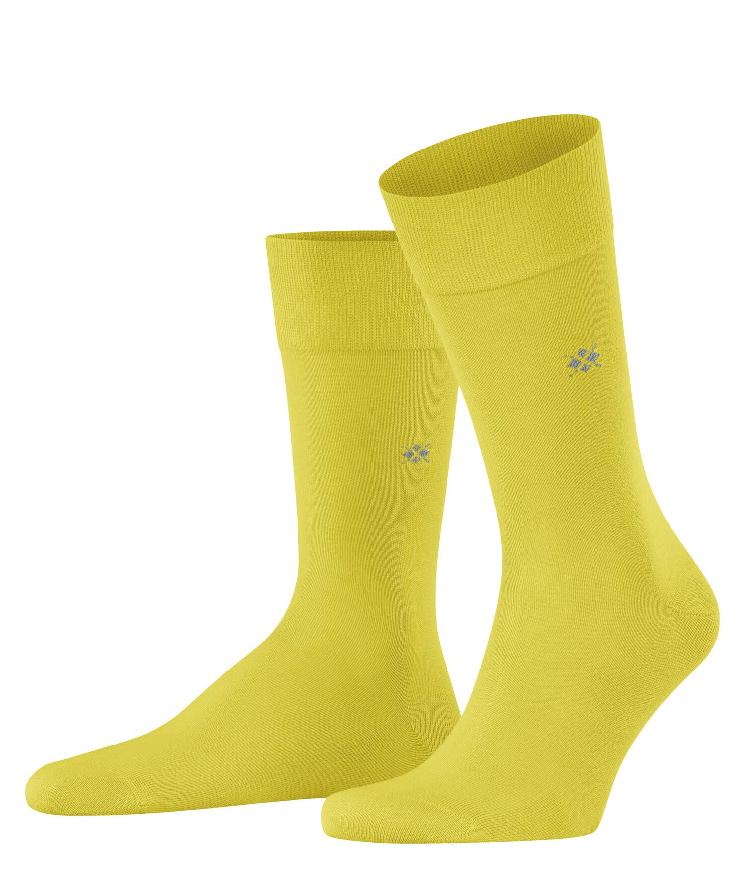 Burlington Men's Dublin M SO Cotton Plain 1 Pair Socks, Yellow (Yellow-Green 1390) new - eco-friendly, 6.5-11