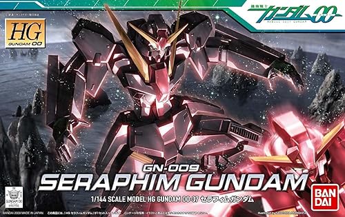 Miniatura 4 de Bandai Hobby Gundam 00 Serafín Gundam HG 1/144 Kit de modelo