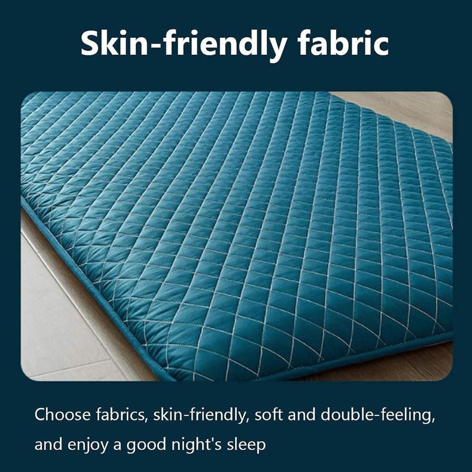 Materasso da pavimento giapponese, pieghevole, futon tailandese, arrotolabile, comodo materassino per dormire, per pavimento, misura A, 150 x 200 cm, perfetto per meditazione e relax