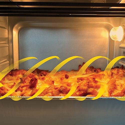Miniatura 6 de Horno inteligente tostador con freidora de aire, convección de encimera de cocina 4 en 1, 27 cuartos XL, controles de temperatura de 100 ° a 500 °F,