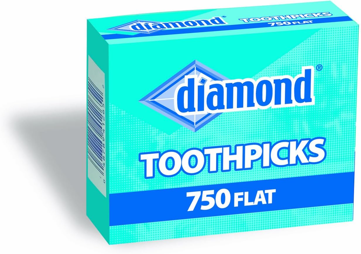 Diamond Flat Toothpicks 750ct