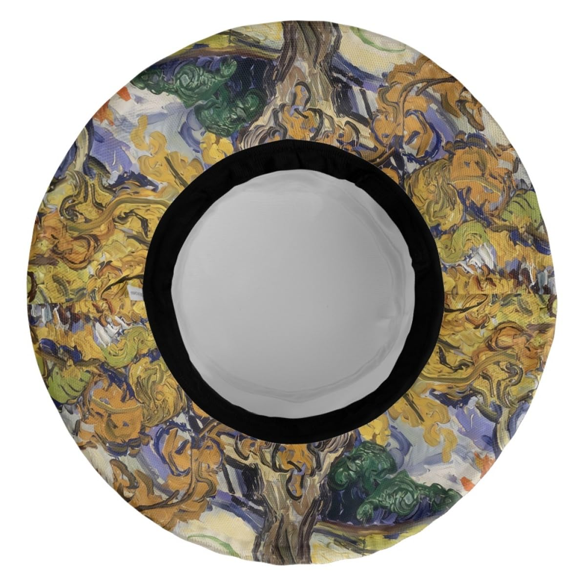 GLUDEAR Van Gogh Print Bucket Hat Unisex Trendy Outdoor Fisherman Cap Fun Summer Beach Headwear,Mulberry Tree