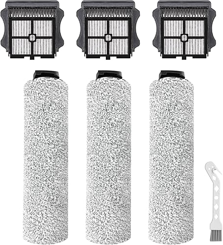 Kit de rodillos de cepillo y filtros de repuesto para aspiradora inalámbrica en seco y húmedo Tineco iFloor 3 e iFloor One S3, los accesorios disponible en Yaxa Peru