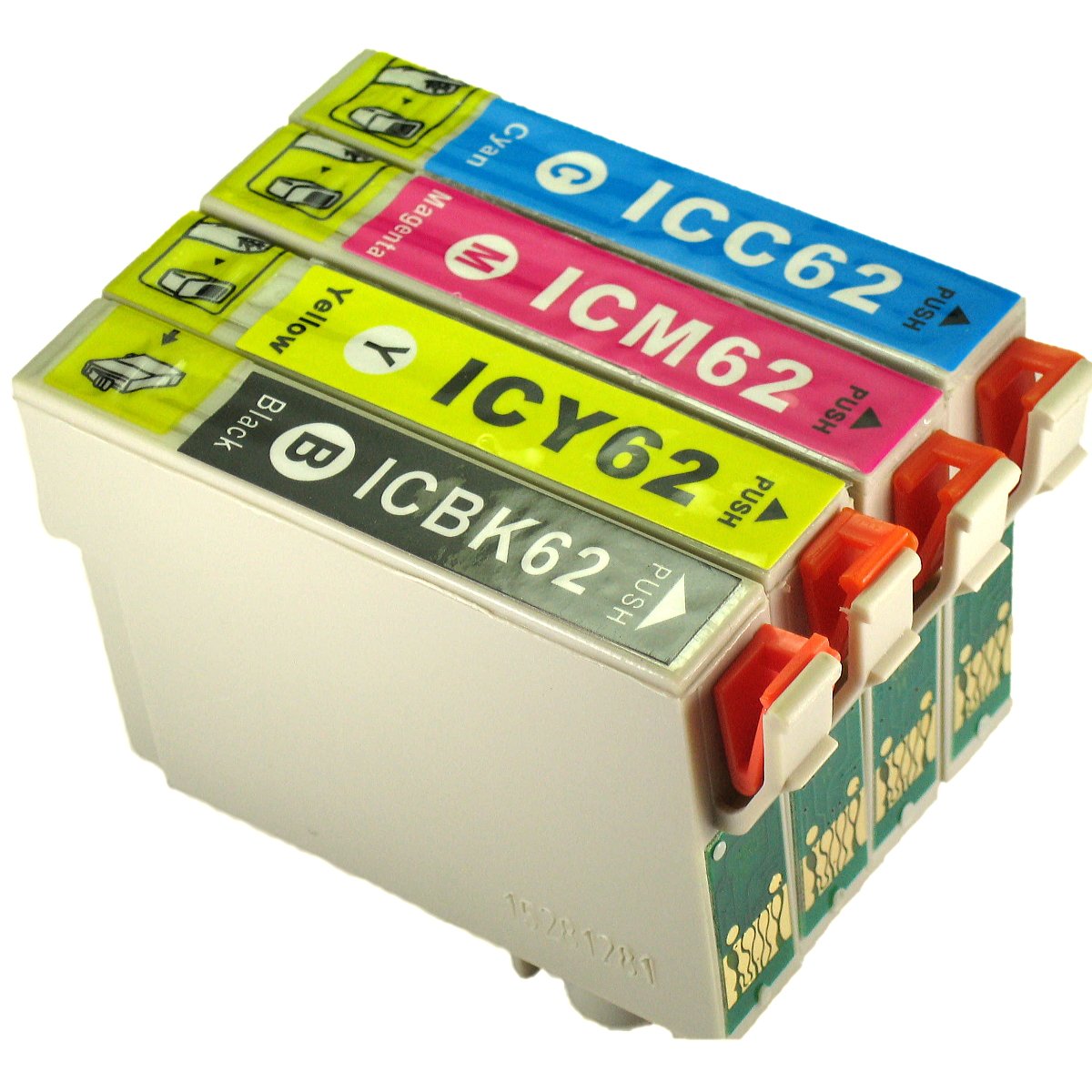 Amazon.co.jp: エプソン EPSON互換 インク 4色セット IC4CL62
