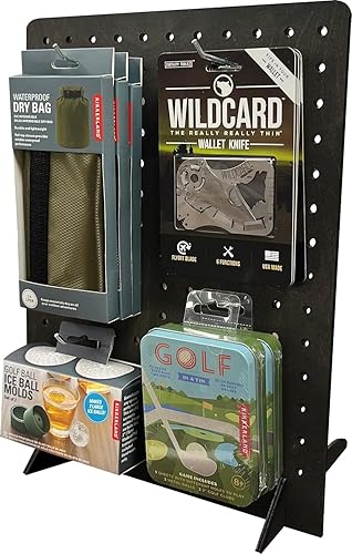 Miniatura 28 de Soporte de exhibición de tablero perforado para joyas, ferias de manualidades, ventas, eventos de proveedores, herramientas, accesorios para tablero